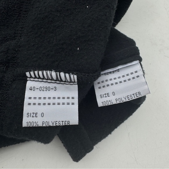 2 SETS Lands' End Black Polartec Fleece Beanie Snuggler Hat and Casual Gloves OS - Picture 13 of 14